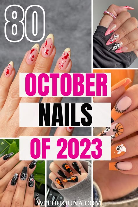 October is finally and we can't miss getting our October nails done for the new season. Thus, if you're looking for the best October nails of 2023, you're in the right place. We've got you everything from October nail ideas, fall October nails, October nail designs, October nails 2023, cute October nails, simple October nails, October nails fall, October nail colors, short October nails, Halloween nails, and so much more. October 2023 Nail Trends, Pumpkin Nails 2023, Fall Nails October 2023, Fall Nail Designs October, October Nails Ideas 2023, Halloween Nails With Pumpkins, Fall Acrylic Nails Ideas 2023, October Coffin Nail Ideas, Nail Ideas For October