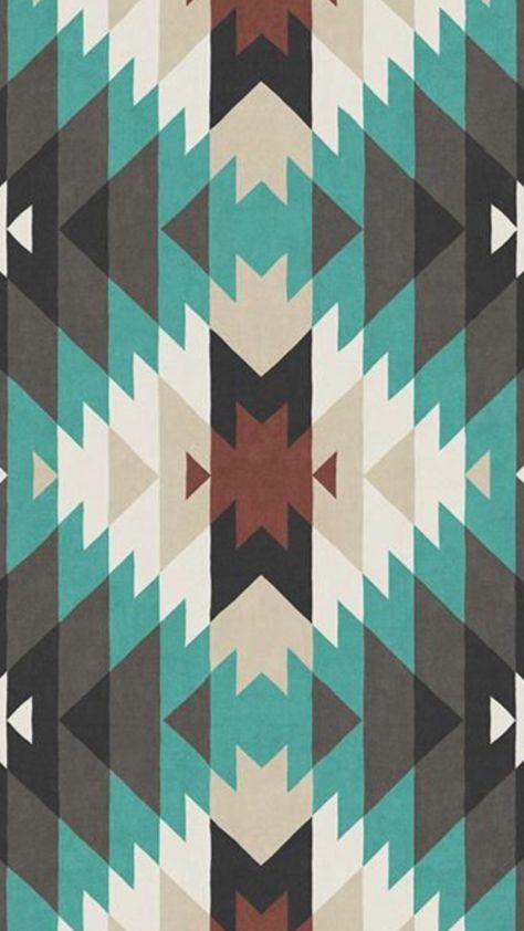 #nativeamerican Native American Print Pattern, Navajo Pattern Design, Western Design Pattern, Ios Wallpaper Ideas, Autumn Phone Wallpaper, Images For Wallpaper, Navajo Print, Native American Print, Navajo Pattern