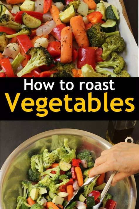 Roasted Mixed Vegetables, How To Roast Vegetables, Vegetables In The Oven, Food On A Budget, Roast Vegetables, Oven Vegetables, Roasted Vegetables Oven, Vegetable Side Dish, Roasted Vegetable Recipes