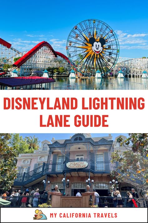 Your ultimate guide to Disneyland Lightning Lane, featuring essential information on Multi Pass and Single Pass options. Find out how to book, when to use Lightning Lane, and tips for avoiding long lines. Ideal for maximizing your time and enjoying more attractions at Disneyland and California Adventure. Disneyland Must Do List, Disneyland Rides List, California Adventure Rides, Disneyland 2025, Disneyland Los Angeles, Aesthetic Disneyland, Disneyland Resort Hotel, California Disneyland, Disneyland And California Adventure