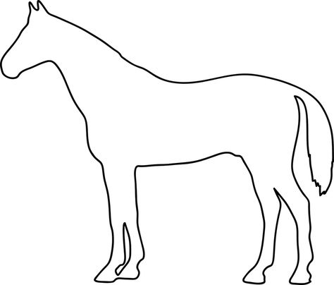 how to draw a horse Easy Horse Drawing, Draw A Horse, Free Mosaic Patterns, Valentines Day Coloring Page, Halloween Coloring Book, Horse Silhouette, Horse Drawing, Silhouette Free, Horse Designs