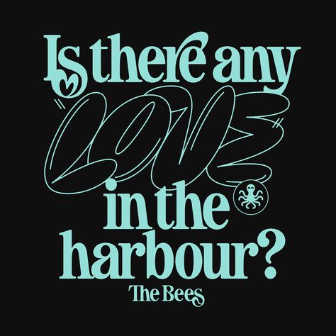 Love in the Harbour by Simon Walker on Dribbble Simon Walker, 타이포그래피 포스터 디자인, Tshirt Design Inspiration, Graphic Poster Art, Design Jobs, 로고 디자인, Design Assets, Graphic Poster, Fonts Design