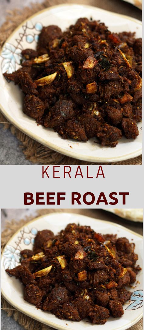 Beef Kerala Recipes, Kerala Beef Roast, Kerala Beef Fry, Beef Fry Kerala Style, Kerala Beef Curry, Beef Starters, Kerala Cooking Recipes, Beef Recipes Indian, Kerala Meals