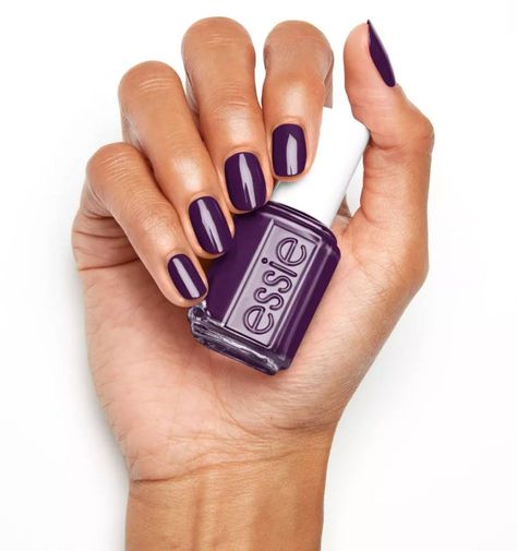 The Best Essie Nail Colors For Fall 2024, Guaranteed To Get You In The Spirit Essie Winter Colors, Essie Fall Colors, Nail Colors For Fall, Essie Nail Polish Colors, Purple Manicure, Dip Nail Colors, Essie Colors, Essie Nail Colors, Nail Polish Colors Fall