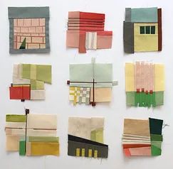 Erin Wilson, Crumb Quilt, Improv Quilting, Modern Quilt Blocks, Abstract Quilt, Quilt Modernen, Contemporary Textiles, Apartment Bedroom, Contemporary Quilts