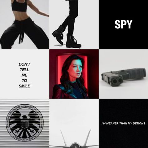 Shield Agent Aesthetic Female, Melinda May Aesthetic, May Aesthetic, Shield Drawing, Agent Of Shield, Female Aesthetic, Badass Female, Melinda May, Agents Of Shield