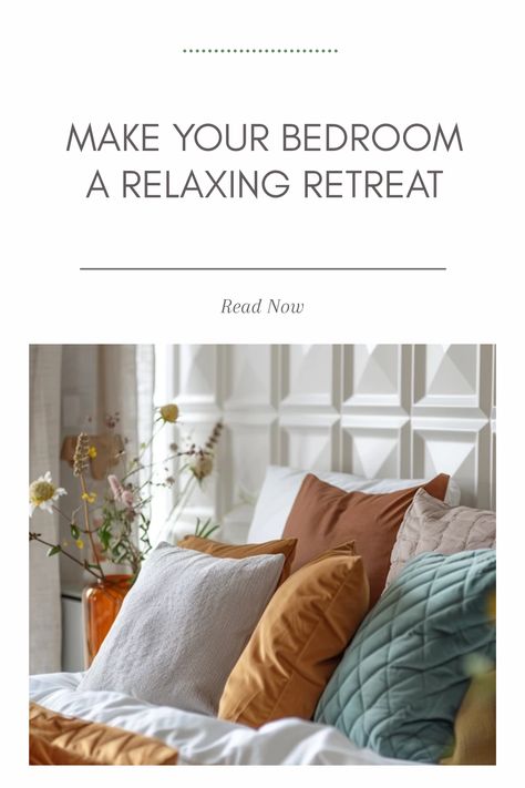 Discover tips to transform your bedroom into a relaxing retreat. This pin focuses on creating a calming bedroom environment with home décor ideas, cozy textures, and soft lighting, using single image inspiration. Dining Room Colour Schemes, Aesthetic Room Design, Comfortable Bedding, Bedroom Colour Palette, Inspiration From Nature, Relaxing Bedroom, Calming Atmosphere, High Quality Bedding, Room Color Schemes