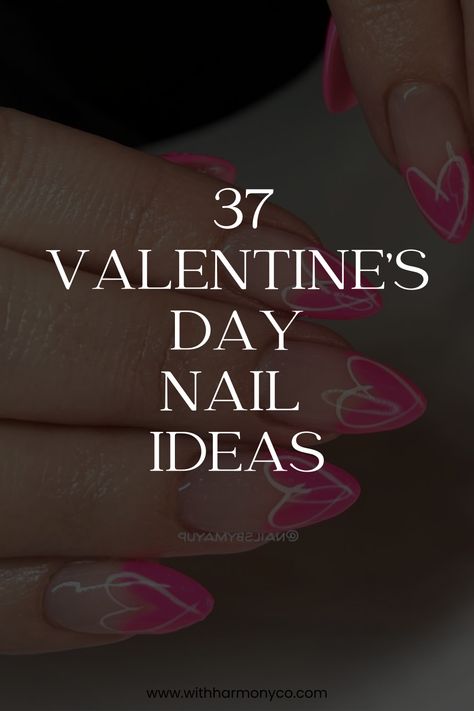 35 pretty and chic Valentine's nail ideas to try. We have rounded up lots of Valentine's Day nail ideas. From pink and red nails, to nails with heart designs we have you covered! Red nails, pink nails, heart nails, valentines day nails, Febuary nails, valentines day nails acrylic #nailideas #valentine'sdaynails Classy Valentines Nails Pink, Valentines Nails 2024 Almond, Nail Dipping Powder Designs Valentines, Fun Valentines Nails Pink, Feb Nails Valentines Day Pink, Feb Nails Valentines Day Almond, Boho Valentines Nails, Romantic Nails Acrylic, Feb Nails 2024