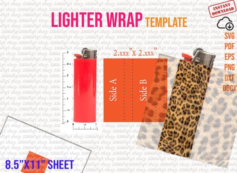 Awesome lighter template. Lighter Sticker Template, Diy Lighter Wrap Sticker, Lighter Wrap Template, Bic Lighter Crafts Diy, Custom Bic Lighters, Lighter Wrap, Lighter Sticker, Study Plan Template, Custom Lighters