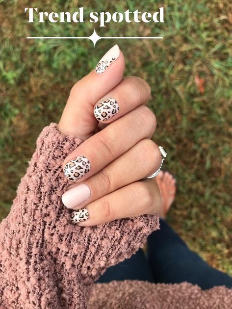 Colorstreet Combos, Cheetah Print Nails, Nails Color Street, Cheetah Nail Designs, Nail Color Combos, Animal Print Nails Art, Color Street Ideas, Leopard Print Nails, Leopard Nails