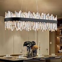 Modern Chandelier Dining, Raindrop Chandelier, Dinning Room Lighting, Modern Dining Room Lighting, Dining Chandelier, Contemporary Ceiling, Modern Crystal Chandelier, Crystal Ceiling Light, Dining Room Light Fixtures