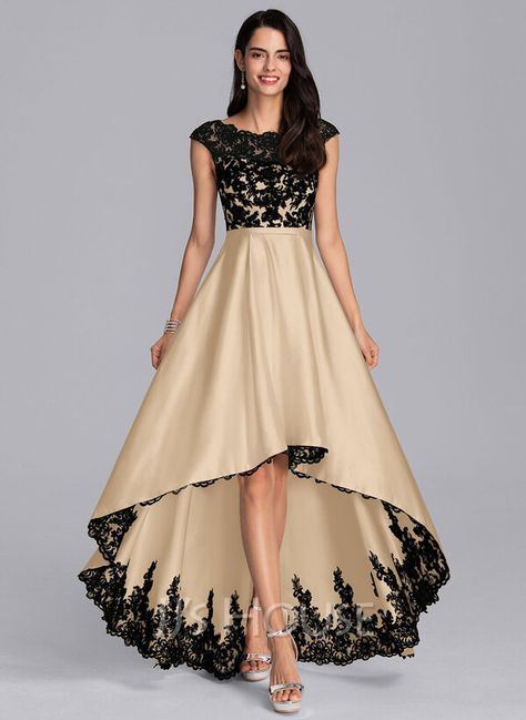 High Low Evening Dresses, Velvet Blouse, Satin Evening Dresses, Elegant Prom Dresses, Chiffon Evening Dresses, Prom Dresses For Teens, Tea Length Wedding Dress, Chocolate Tart, Satin Prom Dress