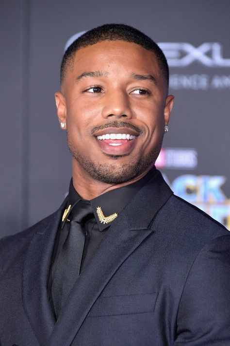 Celebrity & Entertainment | Wakanda's Finest Step Out For the Star-Studded Black Panther Premiere in LA | POPSUGAR Celebrity Photo 11 Michael B Jordan, A Man, Jordan