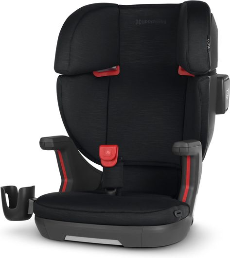 UPPAbaby Alta V2 High Back Booster Seat/Seven-Position, Active Support Headrest for Growing Children/SecureFit Integrated Belt Guide + Positioner/Cup Holder Included/Jake (Black Mlange) Toddler Car Seat, Booster Car Seat, Stroller Accessories, Booster Seat, Travel System, School Kids, Slim Design, Baby Gear, Elementary School