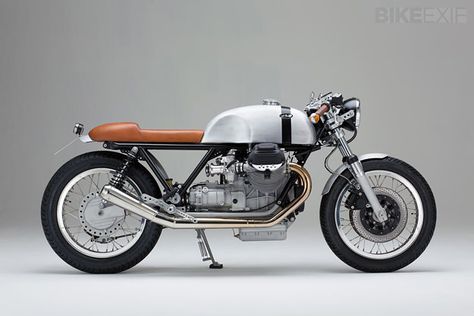 greyblackbrown / Moto Guzzi Moto Guzzi Cafe Racer, Cafe Racer Moto, Man Cafe, Cafe Bike, Cafe Racing, Bike Exif, Porsche Classic, Honda Cb750, Cafe Racer Bikes