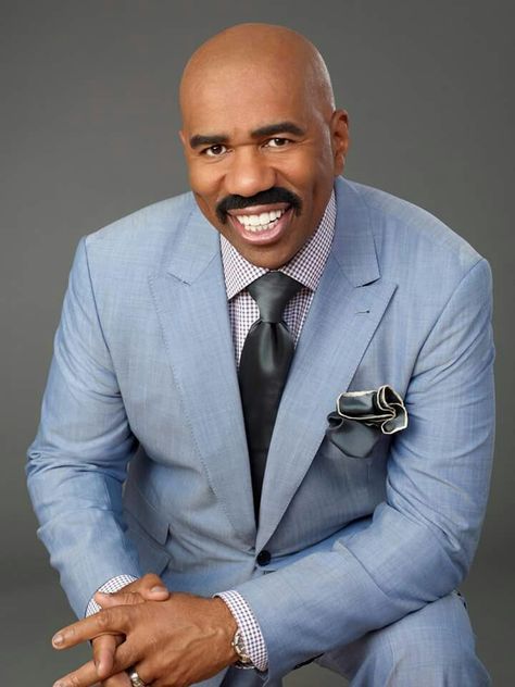 Steve Harvey Steve Harvey Suits, Marjorie Harvey, Black Hollywood, Steve Harvey, Miss Universe, Sharp Dressed Man, Well Dressed Men, Forever Young, Award Winner