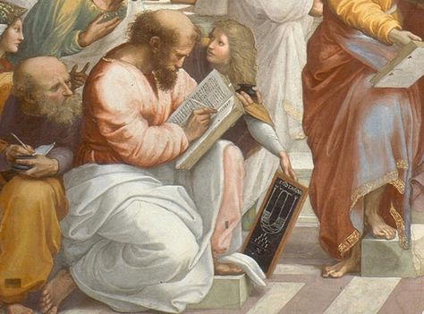 Pythagoras: On the Meaning and the Wisdom of Life School Of Athens, Ancient Greek City, Ancient Greek Philosophers, Philosophy Of Science, Great Philosophers, Greek Philosophers, Ancient Origins, Egypt Travel, Samos