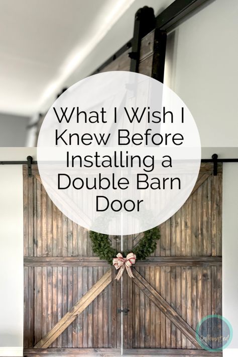 Barn Door Over Arched Opening, Barn Door Into Office, 60 Inch Barn Door, Sliding Farmhouse Door, Barn Door For Closet Bedrooms, Large Barn Doors Sliding, Doors For Large Opening, Barn Door Closet Doors Double, Split Barn Doors In The House