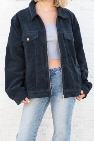 Oversized Corduroy Jacket, Blue Corduroy Jacket, Preppy Vest, Black Corduroy Jacket, Brandy Melville Jacket, Dark Wash Denim Jacket, 80s Jacket, 90s Jacket, Crop Jean Jacket