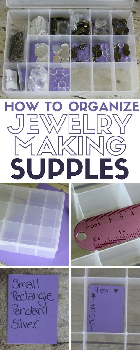 Jewelry Supplies Organization, Organize Jewelry, Jewelry Making Business, Bead Organization, Jewerly Making, Bead Storage, Diy Craft Tutorials, Making Beads, Craft Tutorial