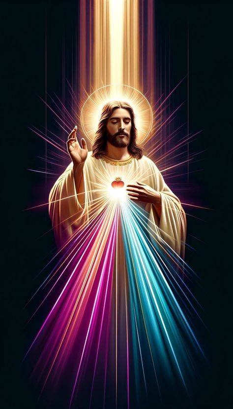 Divine Mercy Jesus, Mary Jesus Mother, Mary Pictures, Jesus Mother, Jesus Christ Painting, Jesus Artwork, Maria Magdalena, Jesus Christ Artwork, Buddhism Quote