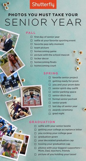 Senior Year Checklist, Year Checklist, Senior Year Planning, Senior Year Scrapbook, Senior Year Things, Senior Year Fun, Senior Year Pictures, Senior Homecoming, Photo Checklist