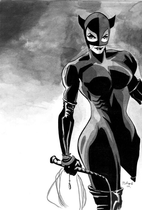 Catwoman in Long Halloween by Tim Sale. Written by Jeph Loeb. Catwoman Drawing, Tim Sale, Book Black And White, Batman Girl, Ink And Wash, Catwoman Selina Kyle, Comic Book Girl, Gotham Girls, Read Comics Online