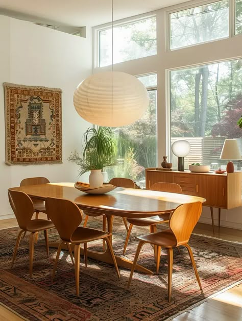 1970s Inspired Home Decor, 70s Dining Room, 1970s Dining Room, Midcentury Modern Dining Room, Dark Dining Room, Dining Room Design Ideas, Boho Dining Room, Mudroom Decor, Dining Room Contemporary