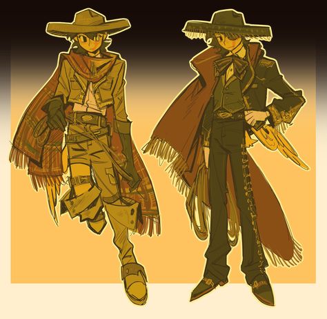 Western Character Design, Cowboy Character Design, Cowboy Draw, Cowboy Stuff, Cowboy Design, Cowboy Outfits, Male Character, Cowboy Art, Gorgeous Art