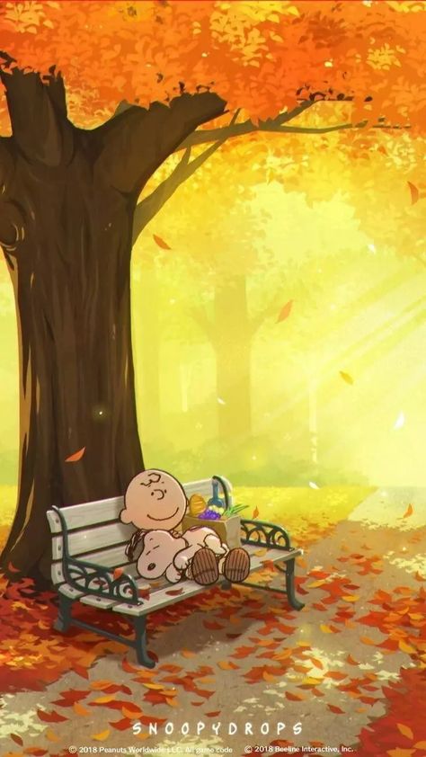 Snoopy Autumn Pictures Wallpapers - Wallpaper Cave Snoopy Fall Wallpaper, Snoopy Fall, Fall Wallpapers, Leaves Falling, Aesthetic Autumn, Fall Wallpaper, Autumn Fall, Fall Vibes, Charlie Brown