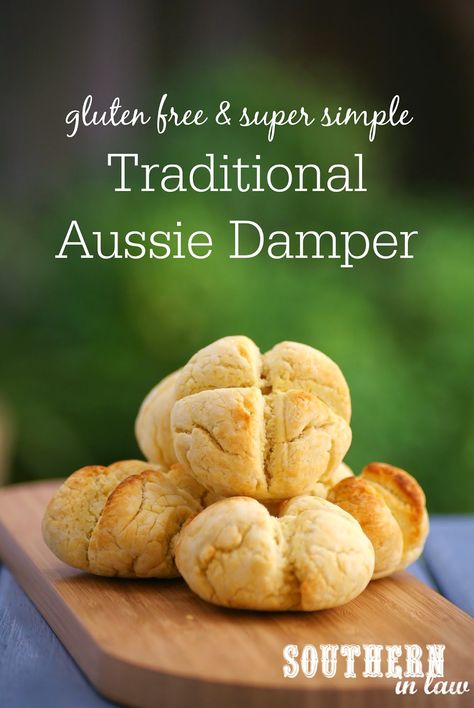 Gluten Free Damper Recipe - gluten free, egg free, clean eating friendly, Healthy Australian Recipes Campfire Bread, Damper Recipe, Australian Recipes, Healthy Camping Food, Aussie Food, Australia Food, Gluten Free Egg Free, Sans Gluten Sans Lactose, Australian Food