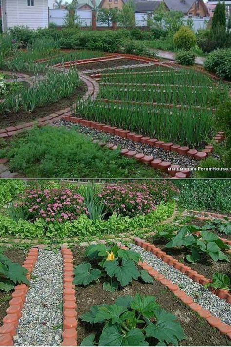 Wow. I want to do this! Home Vegetable Garden Design, Plantarea Legumelor, Taman Air, نباتات �منزلية, Potager Garden, Backyard Vegetable Gardens, Garden Types, Have Inspiration, Home Vegetable Garden