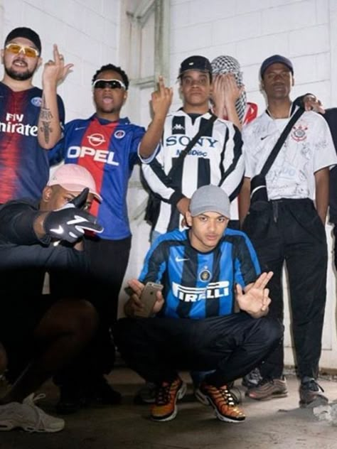 Blackcore Outfit Football, Psg Outfit, Retro Football Jersey Outfit, Brazil Jersey Outfit, Retro Football Kits Outfit, Soccer Jersey Outfit Men, Brazil Retro Jersey Outfit, Football Jersey Streetwear, Football Jersey