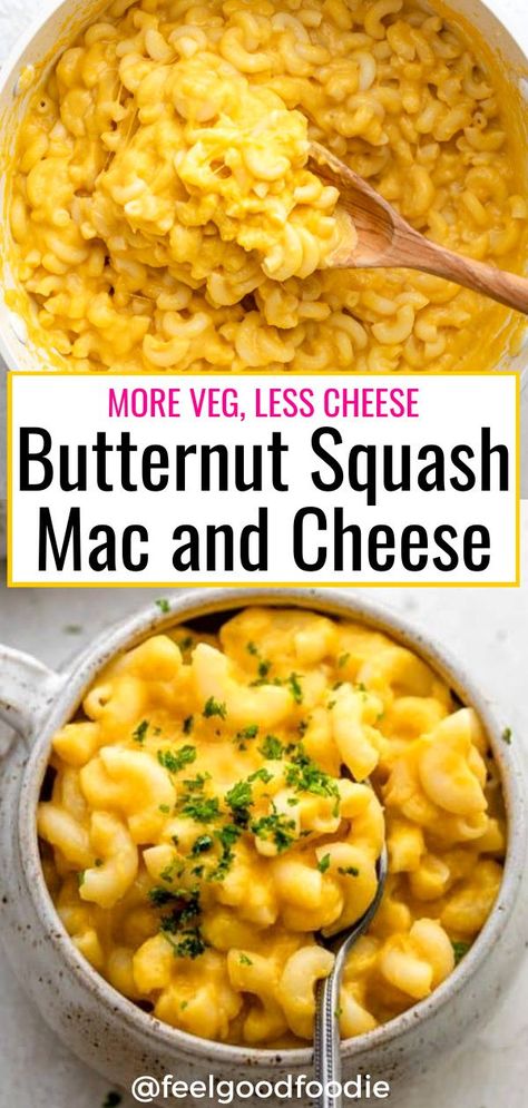 Butternut Squash Mac And Cheese Instapot, Mac And Cheese Squash, Blw Butternut Squash Pasta, Butternut And Yellow Squash Recipes, Butternut Squash Recipes Mac And Cheese, Slow Cooker Butternut Squash Mac And Cheese, Baked Squash Mac And Cheese, Vegan Squash Mac And Cheese, Creamy Butternut Squash Mac And Cheese