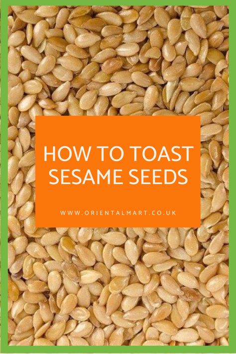 Toasted sesame seeds can be enjoyed sprinkled over salad, ground into a paste or combined with honey and pressed into a bar for a sweet snack! Find out how you can toast sesame seeds in an array of ways. Toasted Sesame Seeds, Asian Inspired, Sesame Seeds, Sweet Snacks, The Oven, Skin Health, Nutrition Facts, Natural Remedies, Stove