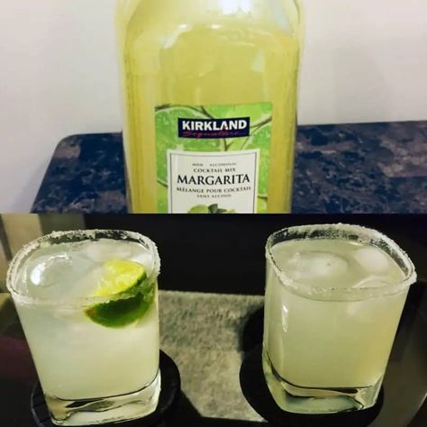 Ron's Costco Kirkland Signature Cadillac Margarita Recipe - Costcuisine Cadillac Margarita Recipe, Costco Appetizers, Cadillac Margarita, Margarita Mix Recipe, Margarita Mix Drinks, Costco Food, Best Margarita Recipe, Costco Meals, Birthday Bbq