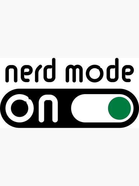 "Nerd Mode On (Geek / Computer Freak / POS)" Sticker by MrFaulbaum | Redbubble Eton Aesthetic, Curtis Core, Nerdy Aesthetic, Nerd Stickers, Geek Aesthetic, Nerd Christmas, Nerdy Christmas, Geeky Chic, Computer Nerd