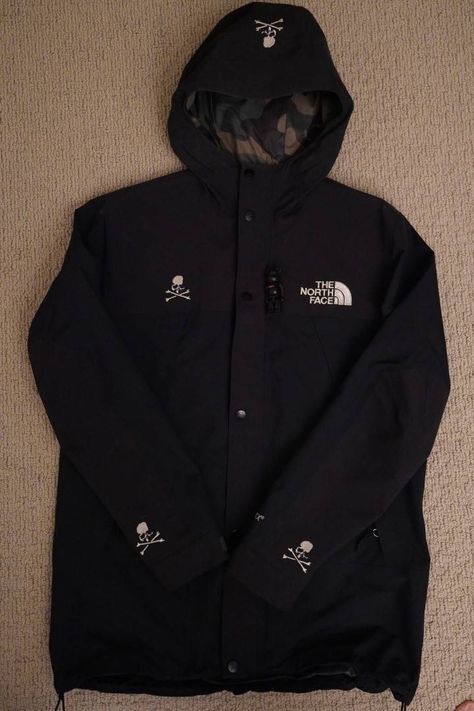 The North Face Mastermind World x North Face TNF Mountain Jacket GORE-TEX The North Face Cragmont Fleece Jacket, The North Face Massif Jacket, North Face Mountain Jacket, Sporty Midweight Outerwear By The North Face, The North Face Nylon Streetwear Outerwear, Mountain Jacket, North Face Mens, Face Light, Gore Tex