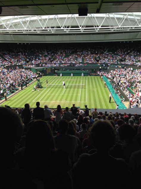 Centre Court Wimbledon Manifestations Board, Wimbledon Centre Court, Wimbledon Final, Tennis Life, Sports Aesthetic, Manifestation Board, Wimbledon, Tennis Court, Soccer Field