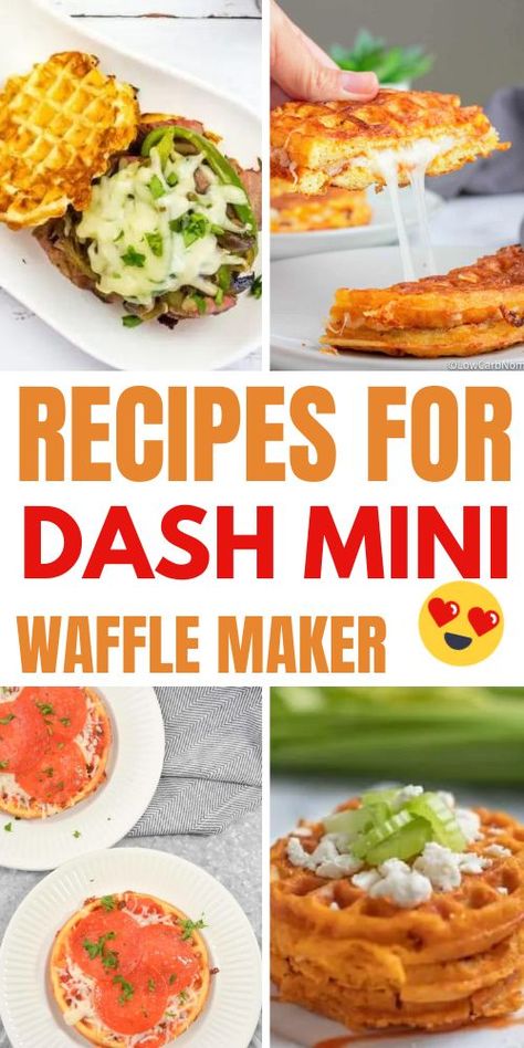 Looking for some quick dash mini waffle maker keto recipes? These 10 easy keto mini griddle recipes will do the trick! Dash Mini Waffle Maker Recipes Easy, Mini Griddle Recipes, Waffle Iron Recipes Easy, Waffle Maker Recipes Breakfast, Dash Mini Waffles Recipe, Mini Waffle Recipe, Dash Mini Waffle Maker, Dash Recipe, Easy Waffle Recipe