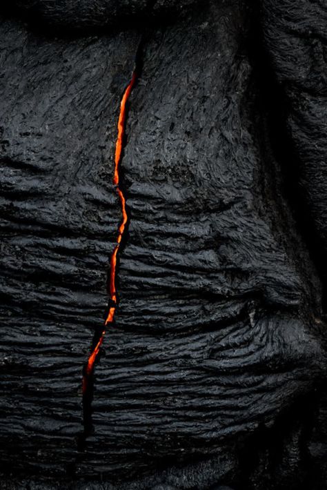 Abstract Photos of Cooling Lava from Iceland's Erupting Volcano | PetaPixel Erupting Volcano, Iceland Landscape, Volcanic Eruption, Rock Textures, Professional Lightroom Presets, Fine Art Landscape Photography, Photography Series, Fine Art Landscape, Abstract Photos