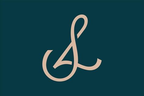 Sl logo design | Premium Vector #Freepik #vector #business #interior #brand #luxury S L Logo, Sl Monogram, Fancy Branding, Ticket Logo, Lc Logo, Ls Logo, Sl Logo, Script Logo Design, 9 Logo