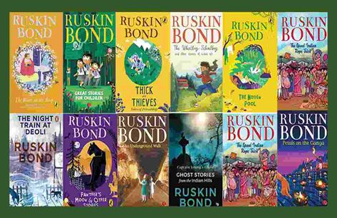 Best Ruskin Bond Books for Children Ruskin Bond Book Covers, Ruskin Bond Books, Fiction Books For Kids, A Little Life Book, Ruskin Bond, Best Fiction Books, Indian Hills, Adventure Fiction, English Projects