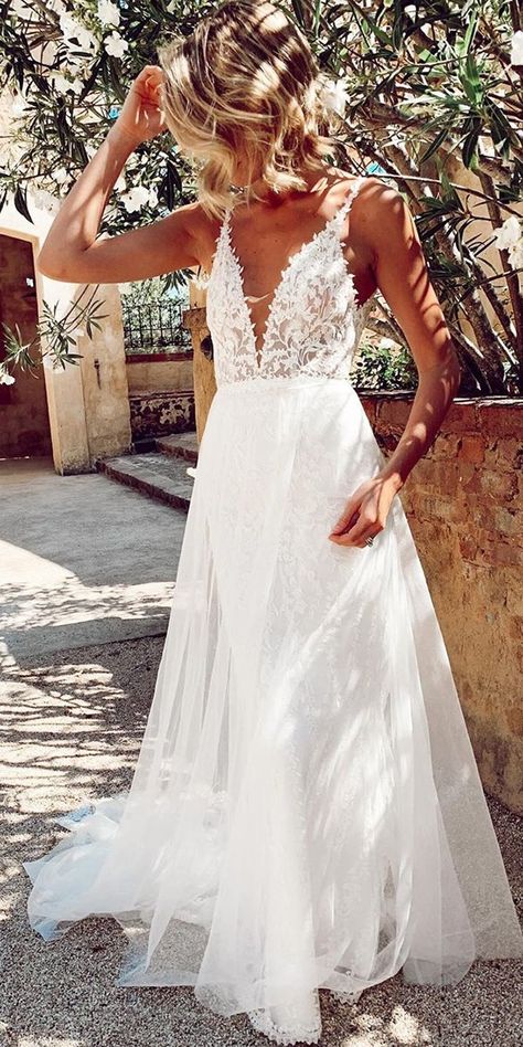 Country Style Wedding Dresses Inspiration | Wedding Forward Country Style Wedding Dresses, Country Wedding Gowns, Boho Wedding Dress With Sleeves, Country Style Wedding, Lace Wedding Dress Vintage, Country Wedding Dresses, Martha Stewart Weddings, Wedding Forward, Princess Wedding Dresses