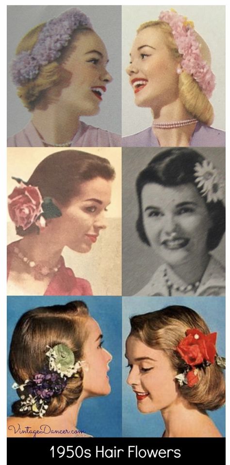 1950 Accessories, 1950’s Hair, Hairstyles 1950s, 1950's Hair, Headscarf Styles, 50s Accessories, 1950s Hair, Hairstyles Accessories, Hairstyle Accessories