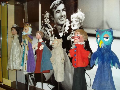 Mister Rogers Puppets | by Brian Emling Mr Rogers Puppets, Mr Rodgers, Land Of Make Believe, Mister Rogers Neighborhood, Mister Rogers, Circus Characters, Fred Rogers, Mr Rogers, Make Believe