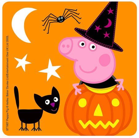 Our seasonal stickers are sure to make your patients smile! 👻From Paw Patrol to Peppa Pig, SmileMakers stickers are a great way to treat your awesome patients year-round!😄 https://www.smilemakers.com/trick-or-treat-is-your-office-ready-for-halloween Piggie Pumpkin Character, Piggy Pumpkin, Pig The Monster Pumpkin, Peppa Halloween, Peppa Pig Halloween, Pig Halloween, Halloween Classroom Decorations, Animated Halloween Props, Animated Halloween