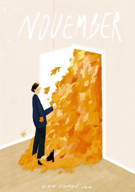 Autumn Illustration, Seasons Art, Pretty Drawings, To Say Goodbye, Illustrations And Posters, Cute Illustration, Say Goodbye, 그림 그리기, New Yorker