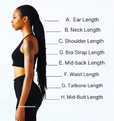 Loc Tips, Women With Dreadlocks, Length Check, Starter Locs, Dreadlock Style, Dreadlock Styles, Loc Journey, Bra Strap, Business Hairstyles