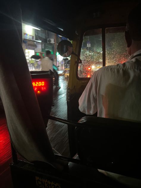 Auto Rickshaw Snap, Rickshaw Snap, Rikshaw Snap, Auto Rickshaw Aesthetic, Rainy Mumbai, Rickshaw Aesthetic, Indian Auto Rickshaw, Indian Rickshaw, Desi Things